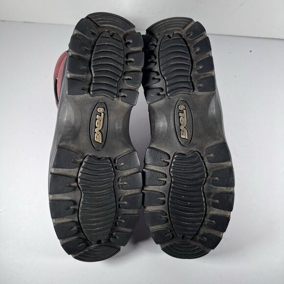 Teva Suede Brown Slip On Ankle Winter Boots Size Zip Women's Size 7 - Picture 7 of 8